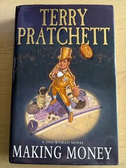 knihy terry pratchett v AJ, pevná vazba.