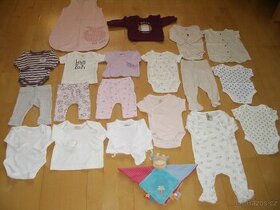 Komplet oblečení pro miminko holčičku v.50-56 TOP stav