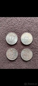 Československé mince 10 Kčs , ag