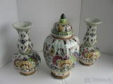 Vázy 3ks - holandský porcelán - Polychroom