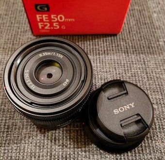 Sony FE 50/2.5 G - jako nový