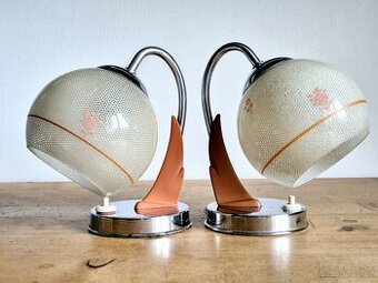 Stolní lampa, lampička, Art Deco, Zukov, 6534