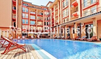 BULHARSKO Zařízené studio 1+kk s balkonem, jen 400m od pláže