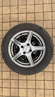 alu disky 6Jx16 ET15 rozteč 4x108 letní Goodyear 195/60 R16