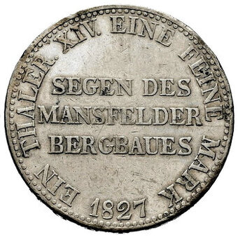 Stříbrná mince r. 1827 Fridrich Vilém III.
