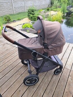 Kočárek Kinderkraft kombinovaný Everyday 2v1 Black Dark Grey