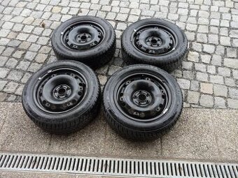 ZIMNÍ PNEU + DISKY SEAT VW 185/60R15 ŠKODA 15"
