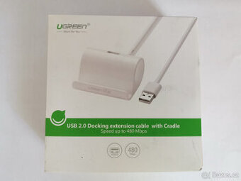 USB prodlužovací dock kabel 1,5m se stojánkem UGREEN nový