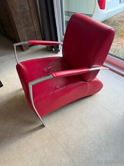 Designové kožené křeslo KLER