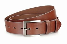 Pánský kožený opasek M4015 o šířce 4 cm