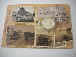 Stříbrná mince Obrněná technika - Mk VIII Cromwell proof