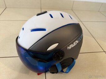 Dětská lyžařská helma se štítem Haven Doppio