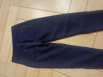 Nové dívčí zateplené legíny (džeginy) vel. 160