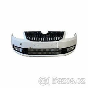 Přední nárazník bílá barva LF9E Škoda Octavia 3 r.v. 2016