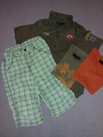 letní věci pro kluka vel 122