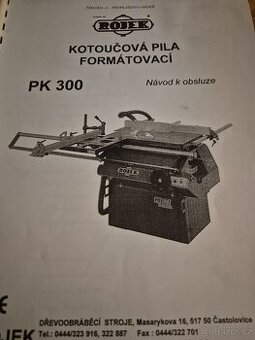 Kotoučová pila PK300