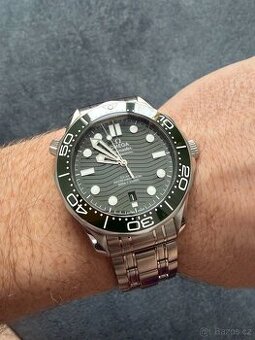 Omega Seamaster Diver 300M zelené stav nových