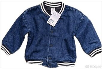 Krásná klučičí nová riflová bundička H&M vel.80
