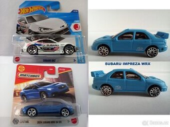 HOT WHEELS - MATCHBOX - SUBARU - POZRI DETAILNÉ FOTO