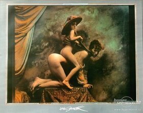 Jan Saudek - "The Rider" velký plakát