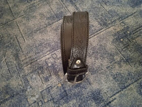 Dámský kožený zdobený pásek opasek i na moto CHopper