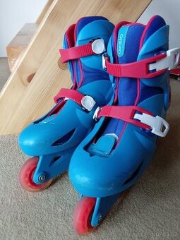 Dětské kolečkové brusle Oxelo, vel. 34-36