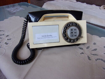 telefonní přístroj číselnicový Rakvička