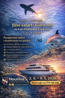 Safari trip 2.5. až 9.5. 2026, trasa M. Alam - St. Jones