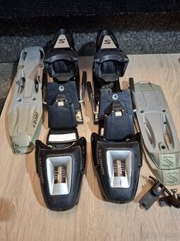 Vázání na sjezdové lyže - 9 párů, různé značky