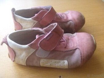 růžovobílé barefoot tenisky vel. 27-28