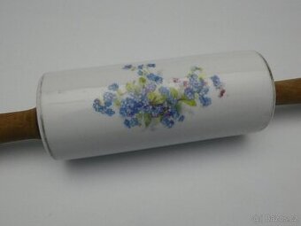 Starý starožitný porcelánový váleček - Pomněnky