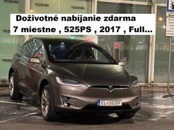 TESLA X 90D jazdi zadarmo FreeSC01 2017 7miest 90D TopVybava