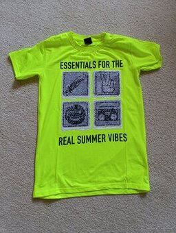 Neonově zelenožluté tričko Chapter young vel. 158/164