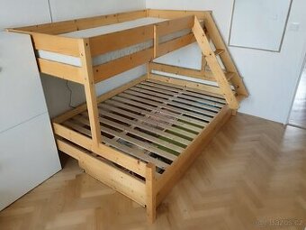 Dětská patrová postel / palanda s matrací