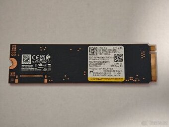 SSD disk Micron 3400 M.2 NVME 2280 PCIE 4 x4 512GB