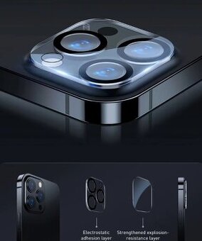 Ochranné sklíčka na kameru Apple Iphone 16 PRO + PRO MAX