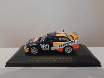 model SEAT CORDOBA WRC EVO3 REPSOL/IXO RAM010