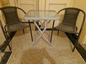 Stůl a 2 židle - 1