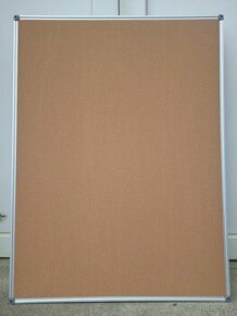 Korková tabule 120cm x 90cm s hliníkovým rámem originál bale - 1