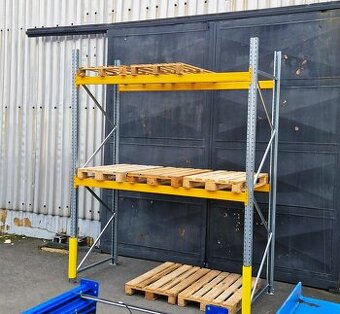Paletové Regály - VYSOKÁ NOSNOST - bazarové, použité