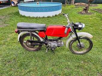 Jawa 23 Mustang bez TP, červený původní 7.