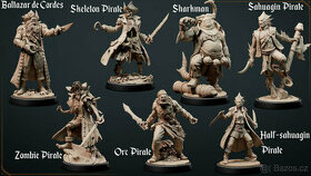 WarGaming The Cordes Pirates Crew Mini 32/75mm - 1