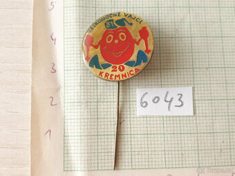 Kremnica - Veľkonočné vajce 1981 - starý odznáček - 1