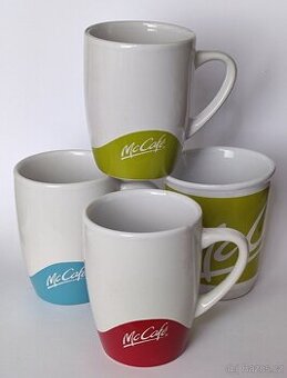 Hrnky na kávu McCafé z McDonald's, pošta 75.-