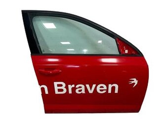Pravé přední dveře červená barva LF3K Škoda Octavia 3 2017