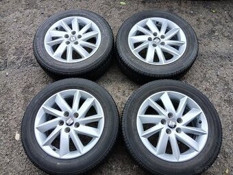 Prodám sadu Orig ALU kol Seat 185/60R15 letní