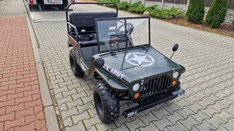 Mini Jeep Willys 150ccm děti a dospělé, 3 rychlosti vpřed - 1