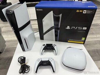 PS 5 Pro s mechanikou , dualsense edge , dva ovladače