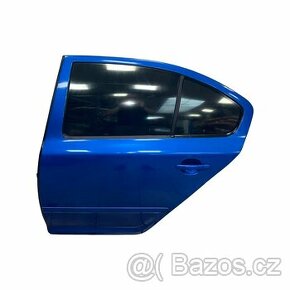 Levé zadní dveře modrá LF5W Škoda Octavia 2 RS sedan 2006