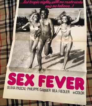 ORIGINAL filmový plakát "SEX FEVER" 1978